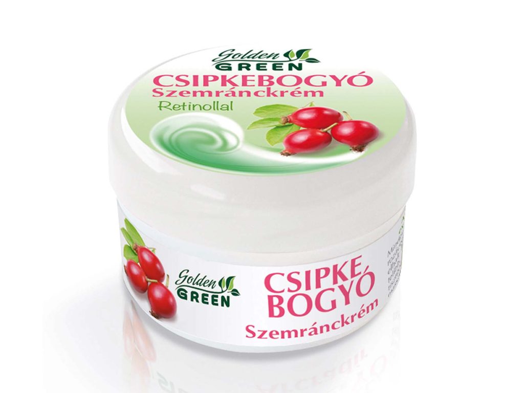 GOLDEN GREEN CSIPKEBOGYÓ SZEMRÁNCKRÉM RETINOLLAL 30ML