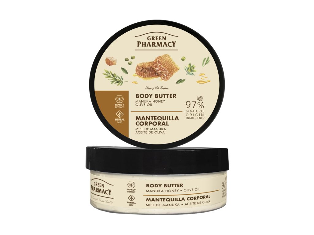 GREEN PHARMACY TESTVAJ MANUKA MÉZ ÉS OLIVA OLAJ KIVONATTAL 200ML