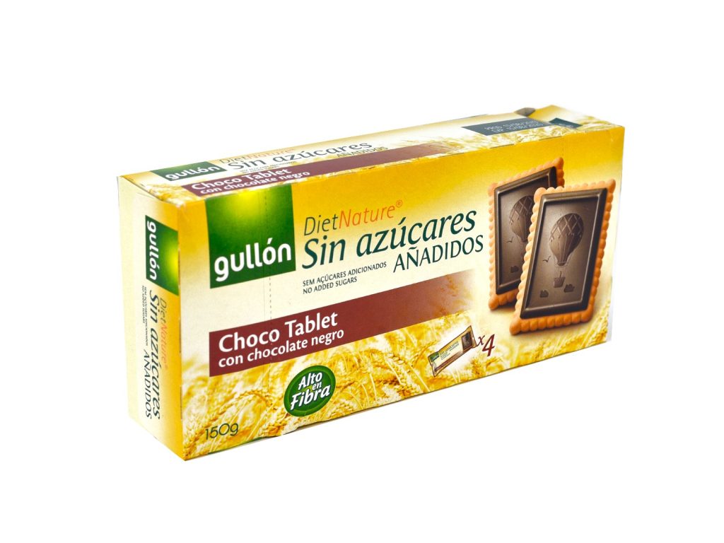 GULLON  CHOCO TABLET HOZZÁADOTT CUKROT NEM TARTALMAZ  150G