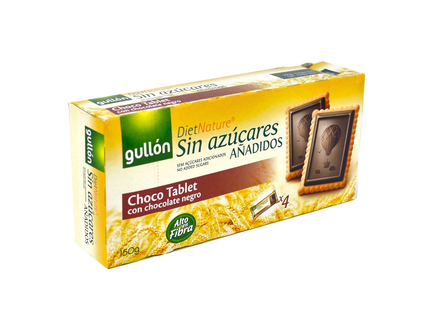 GULLON  CHOCO TABLET HOZZÁADOTT CUKROT NEM TARTALMAZ  150G