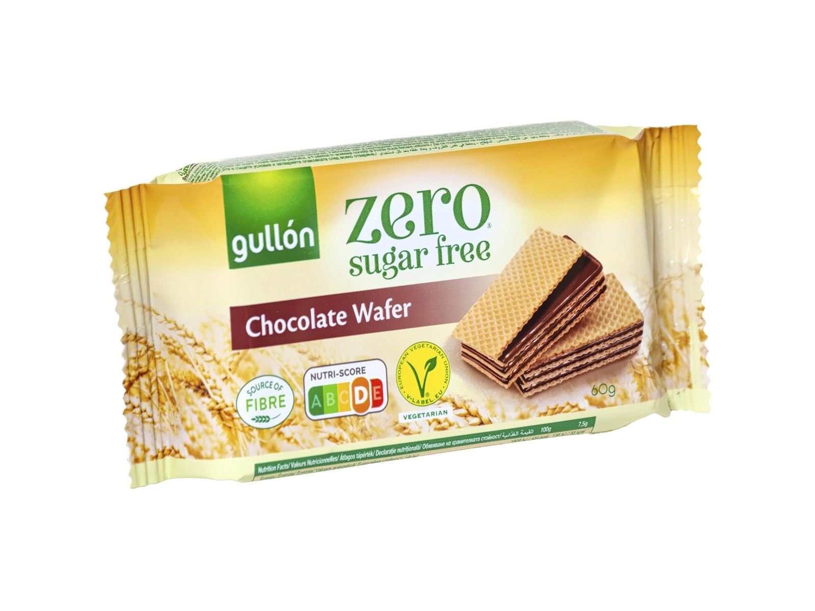 GULLON ZERO KAKAÓS NÁPOLYI ÉDESÍTŐSZERREL 60G