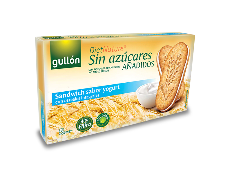 GULLON REGGELI SZENDVICSKEKSZ JOGHURTOS ÉDESÍTŐSZERREL 220G