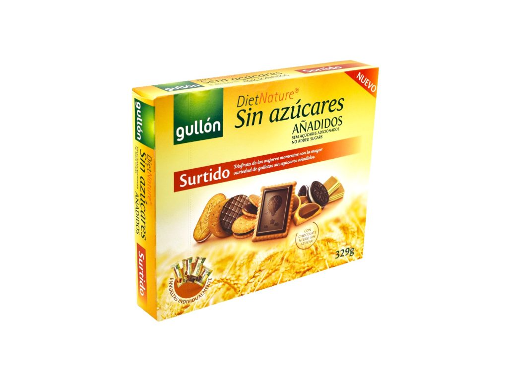 GULLON SURTIDO KEKSZ VÁLOGATÁS ÉDESÍTŐSZERREL 329G