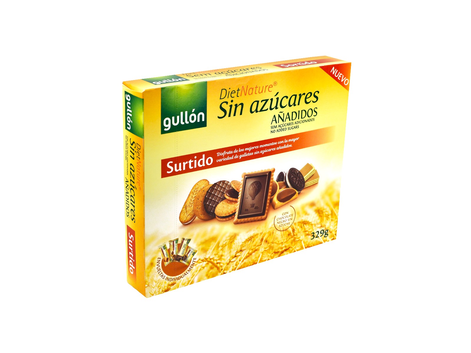 GULLON SURTIDO KEKSZ VÁLOGATÁS ÉDESÍTŐSZERREL 329G