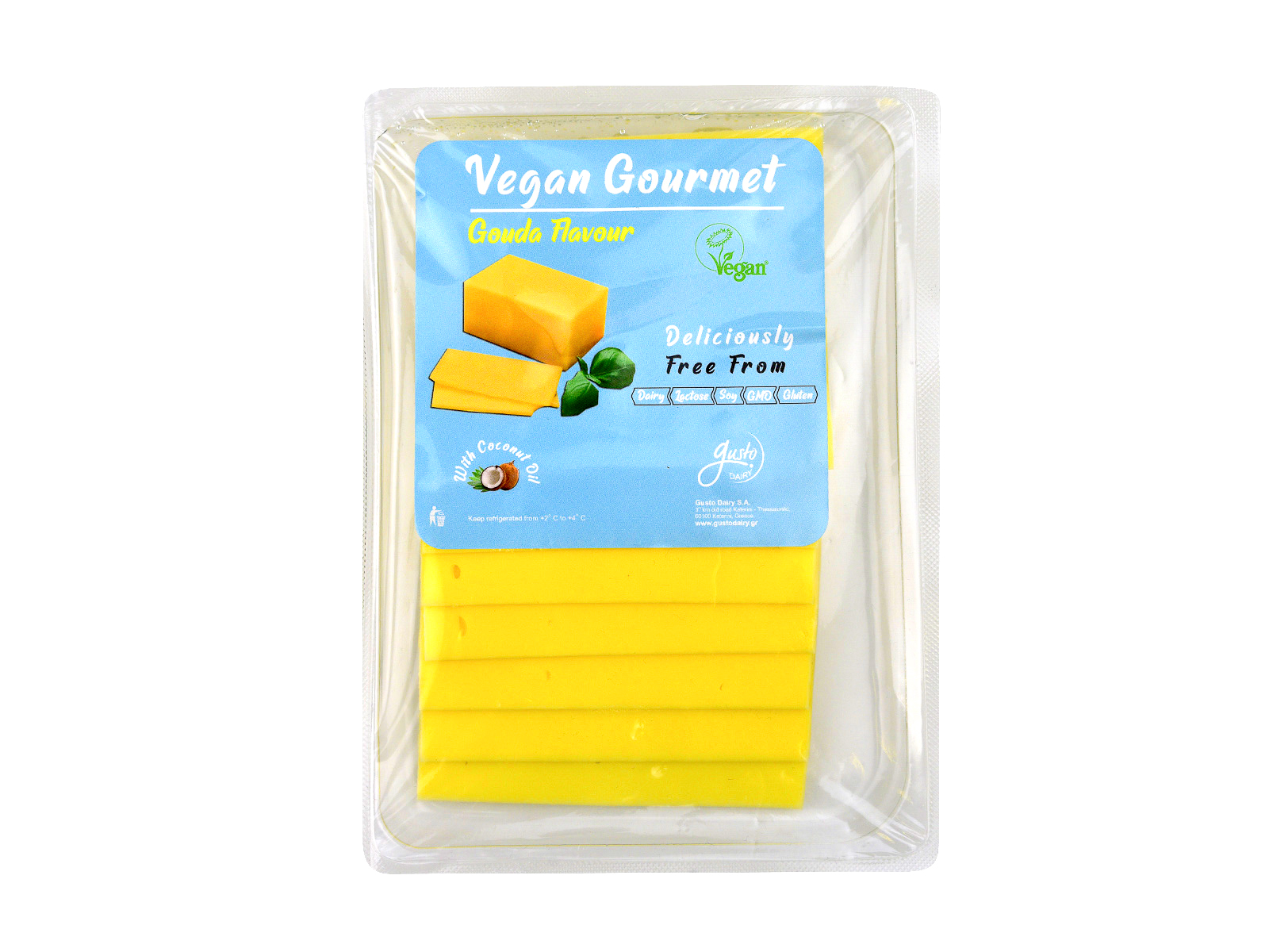 GUSTO VEGÁN GOURMET GOUDA ÍZŰ 140G [H]