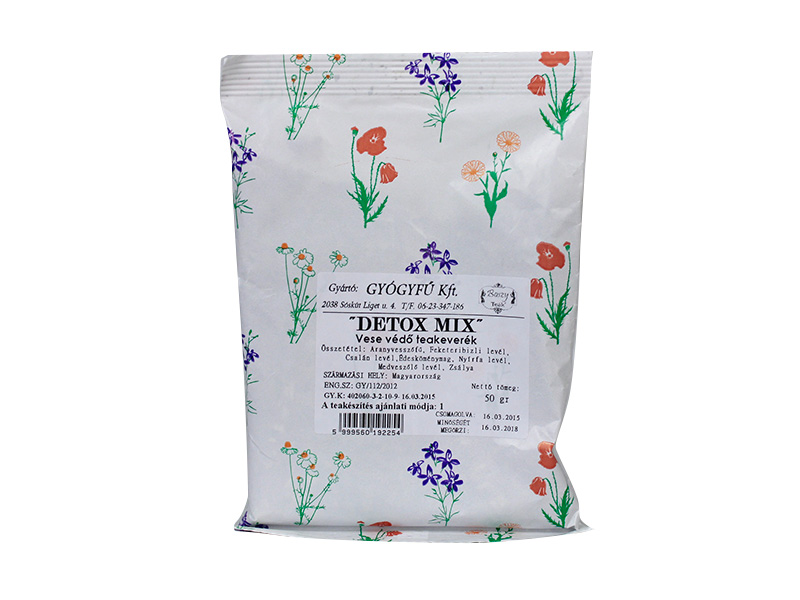GYÓGYFŰ TEA DETOX MIX VESEVÉDŐ 50G