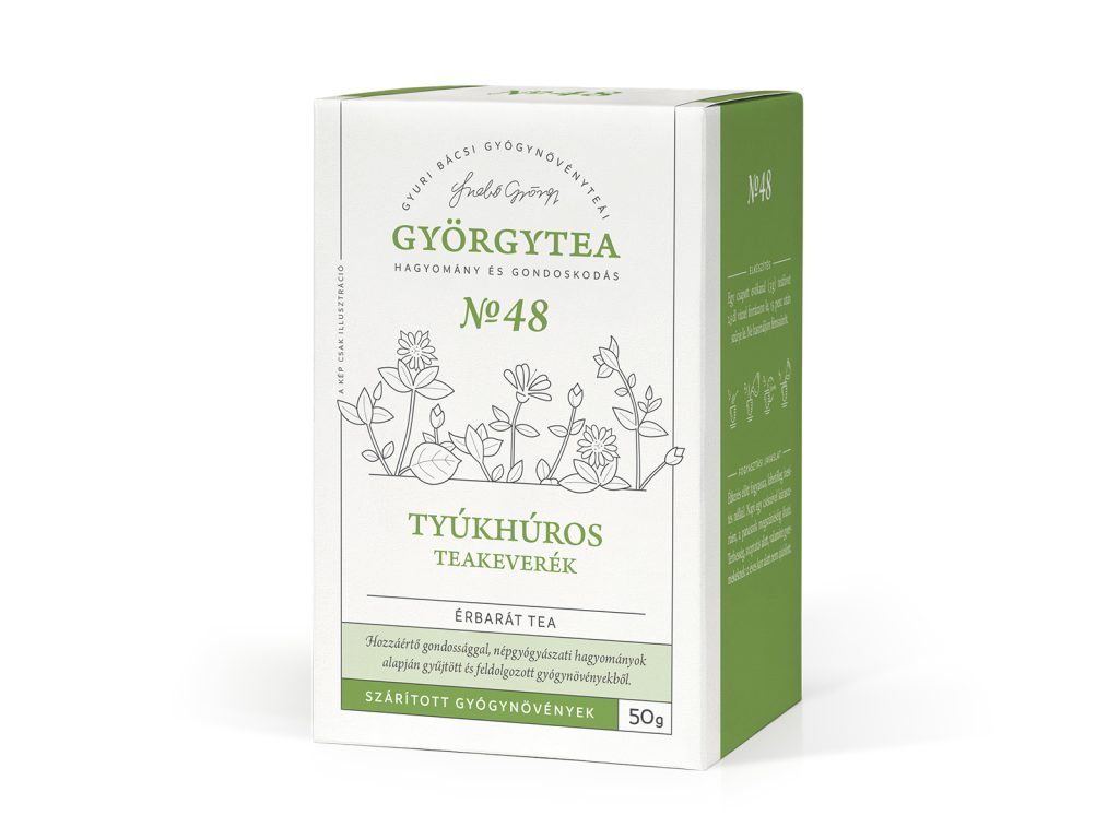 GYÖRGYTEA NO48 TYÚKHÚROS TEAKEVERÉK (ÉRBARÁT TEA) 50G