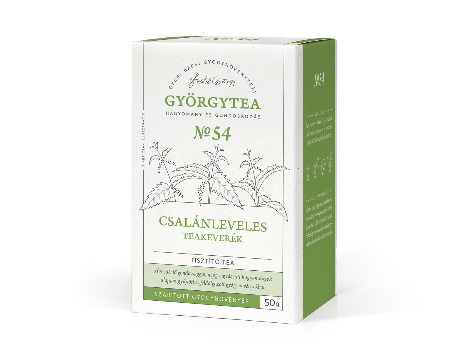 GYÖRGYTEA NO54 CSALÁNLEVELES TEAKEVERÉK (TISZTÍTÓ TEA) 50G