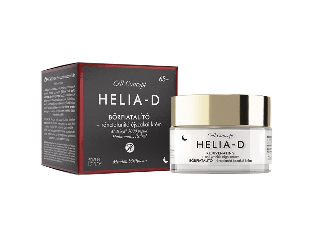 HELIA-D CELL CONCEPT BŐRFIATALÍTÓ RÁNCTALANÍTÓ ÉJSZAKAI KRÉM 65+ 50ML