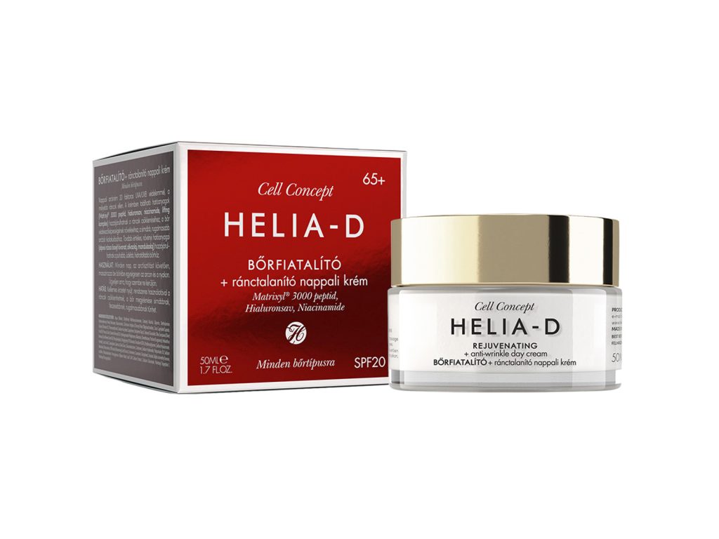 HELIA-D CELL CONCEPT BŐRFIATALÍTÓ RÁNCTALANÍTÓ NAPPALI KRÉM 65+ 50ML