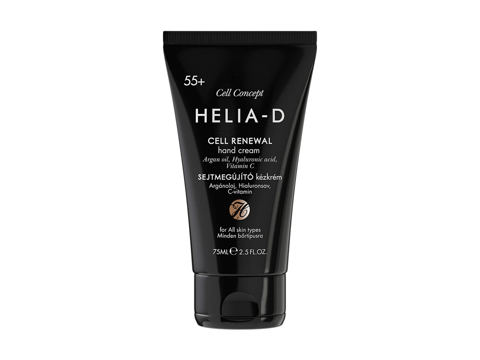 HELIA-D CELL CONCEPT SEJTMEGÚJÍTÓ+RÁNCTALANÍTÓ KÉZKRÉM 55+ 75ML
