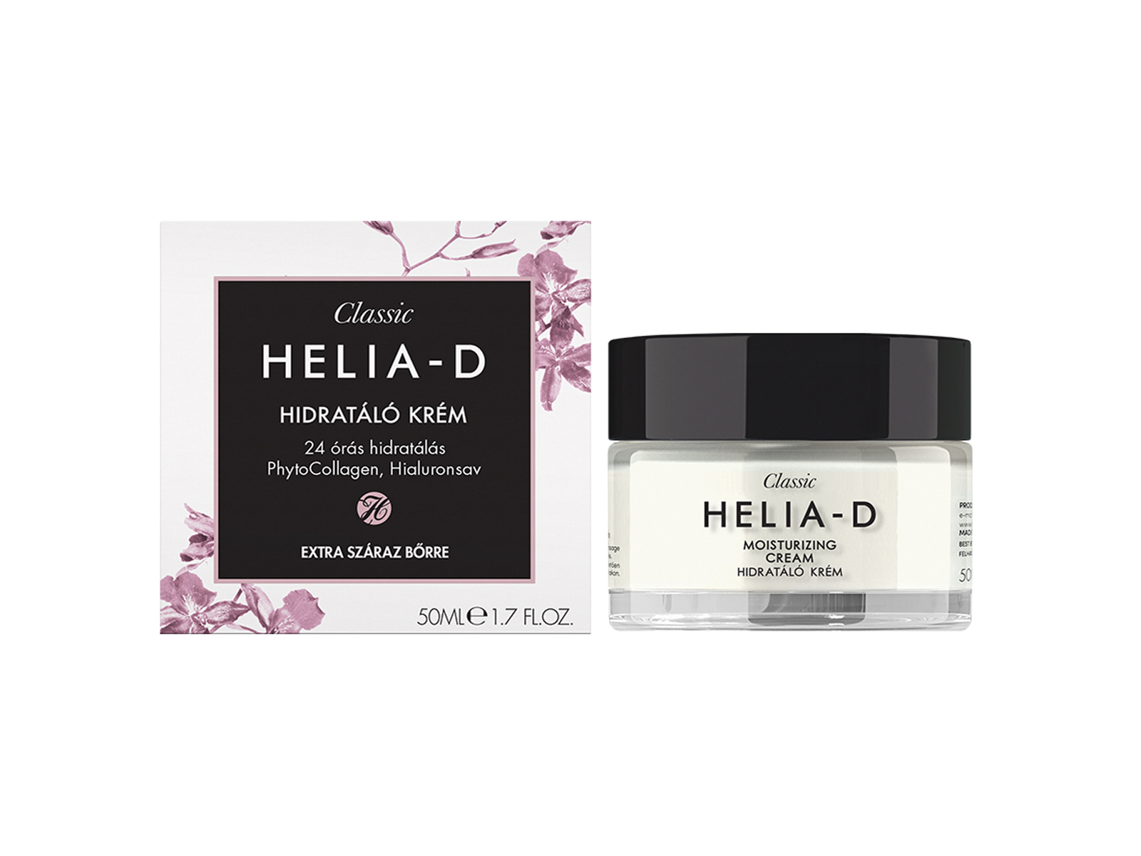 HELIA-D CLASSIC HIDRATÁLÓ KRÉM EXTRA SZÁRAZ BŐRRE VEGAN 50ML