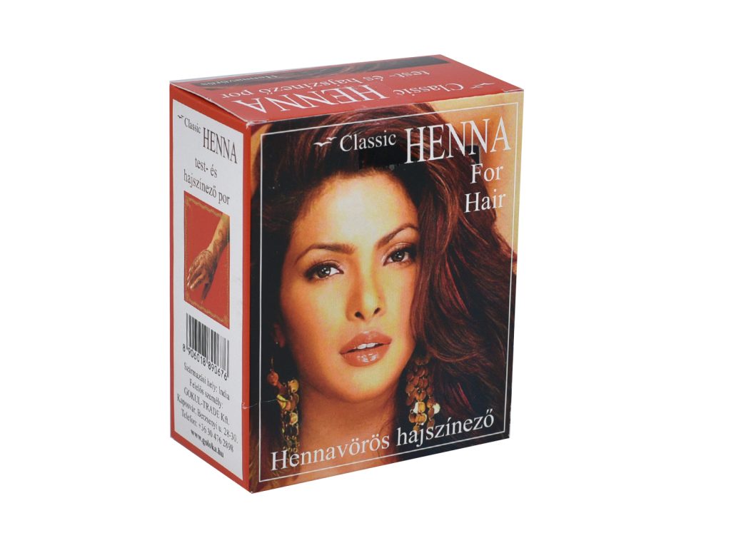 HENNA CLASSIC HAJ ÉS TESTFESTÉS POR 100% 100G