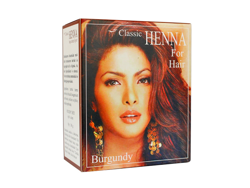 HENNA CLASSIC HAJSZINEZŐ POR BURGUNDI 100G