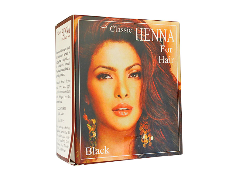 HENNA CLASSIC HAJSZINEZŐ POR FEKETE 100G