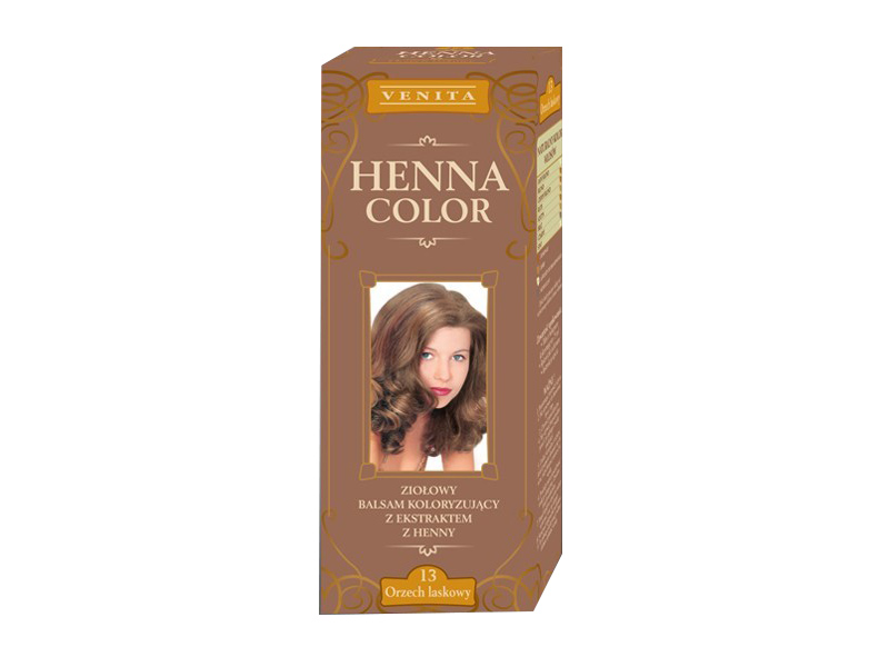 HENNA COLOR HAJFESTÉK 13 MOGYORÓ BARNA 75ML