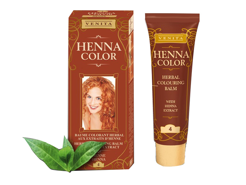 HENNA COLOR HAJFESTÉK 4 HENNA VÖRÖS 75ML