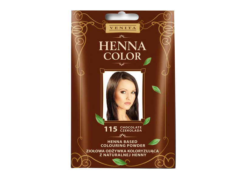 HENNA COLOR HAJSZÍNEZŐPOR 115 CSOKOLÁDÉ BARNA 25G