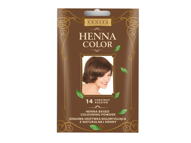 HENNA COLOR HAJSZÍNEZŐPOR 14 GESZTENYEBARNA 25G