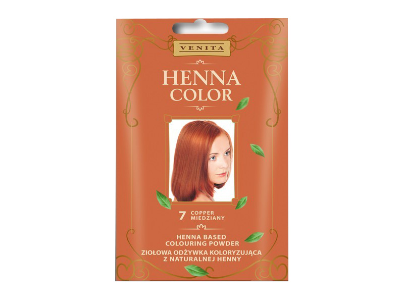 HENNA COLOR HAJSZÍNEZŐPOR 7 RÉZVÖRÖS 25G