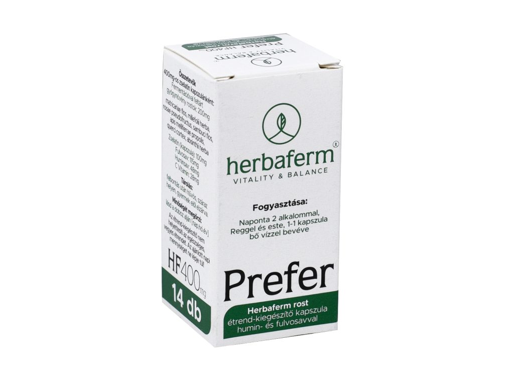 HERBAFERM PREFER HF400MG KAPSZULA  14DB