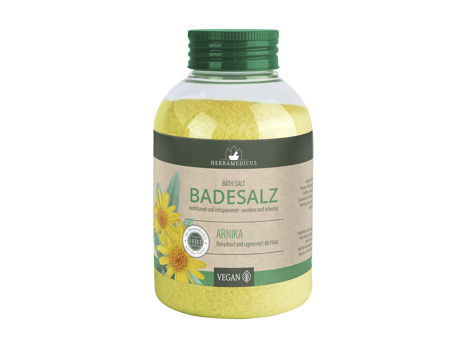 HERBAMEDICUS BADESALZ ARNIKA FÜRDŐSÓ 575G