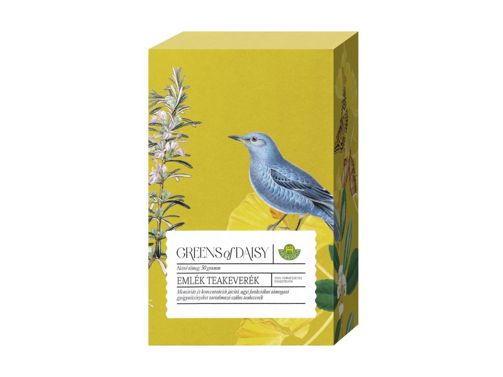 HERBÁRIA GREENS OF DAISY EMLÉK TEAKEVERÉK SZÁLAS 50G