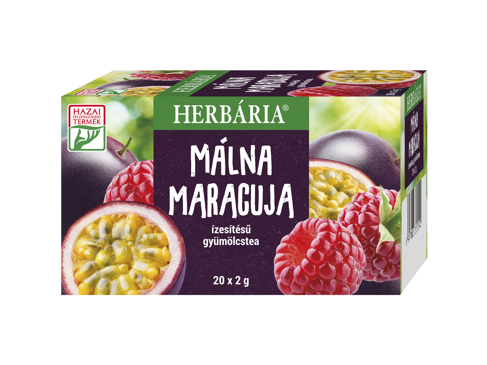 HERBÁRIA GYÜMÖLCSTEA MÁLNA MARAKUJA ÍZESÍTÉSŰ FILTERES 20DB