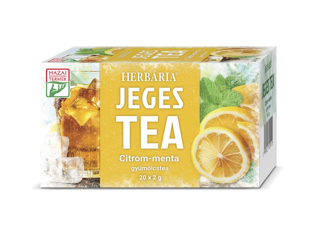 HERBÁRIA JEGES TEA CITROM-MENTA GYÜMÖLCSTEA FILTERES 20DB