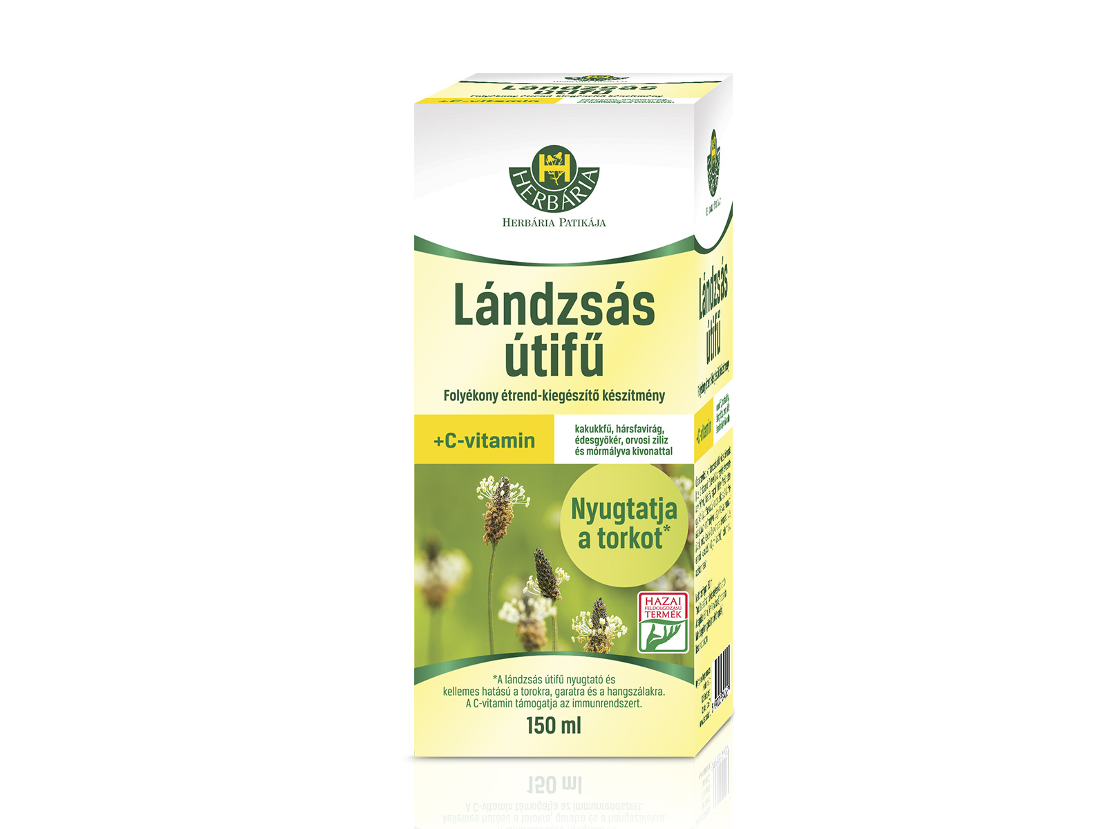 HERBÁRIA LÁNDZSÁS ÚTIFŰ SZIRUP 150ML
