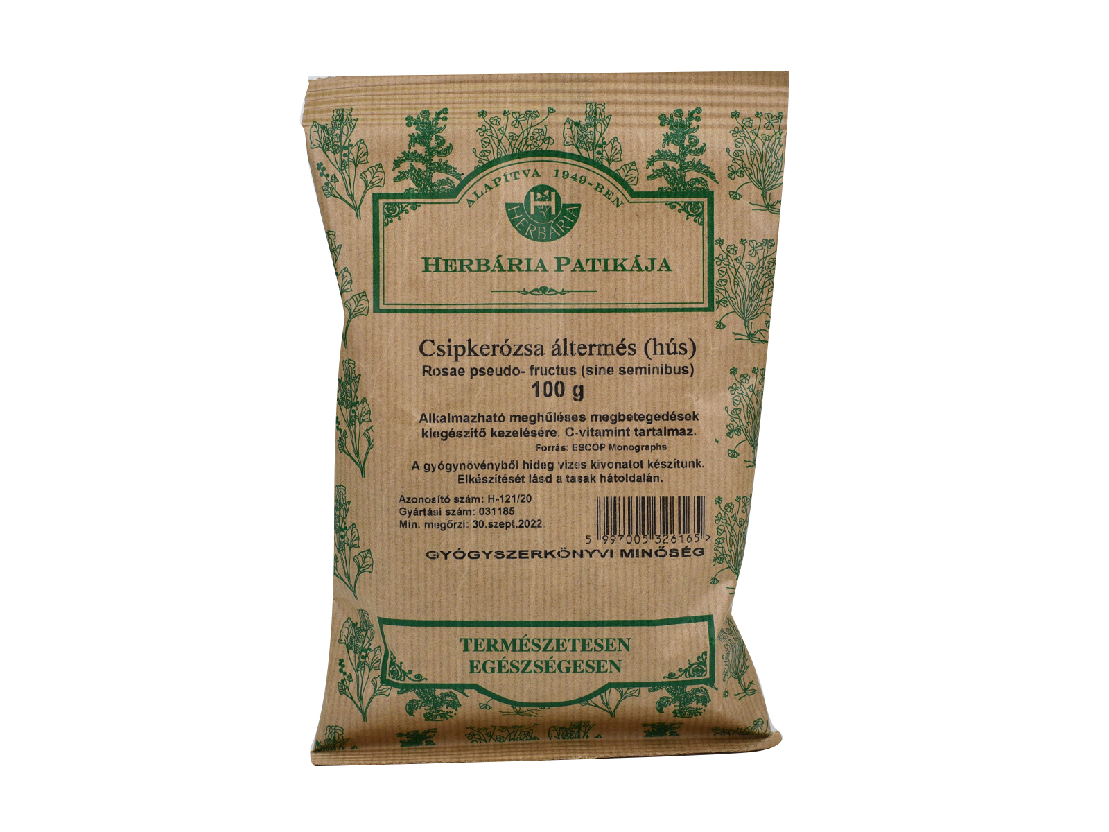HERBÁRIA TEA CSIPKEBOGYÓ HÚS SZÁLAS 100G