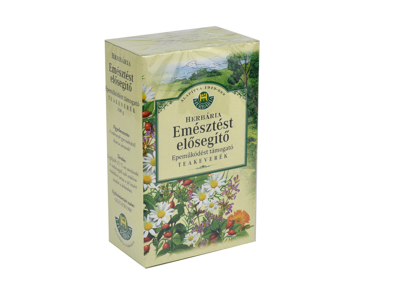 HERBÁRIA TEA EMÉSZTÉST ELŐSEGÍTŐ SZÁLAS 100G
