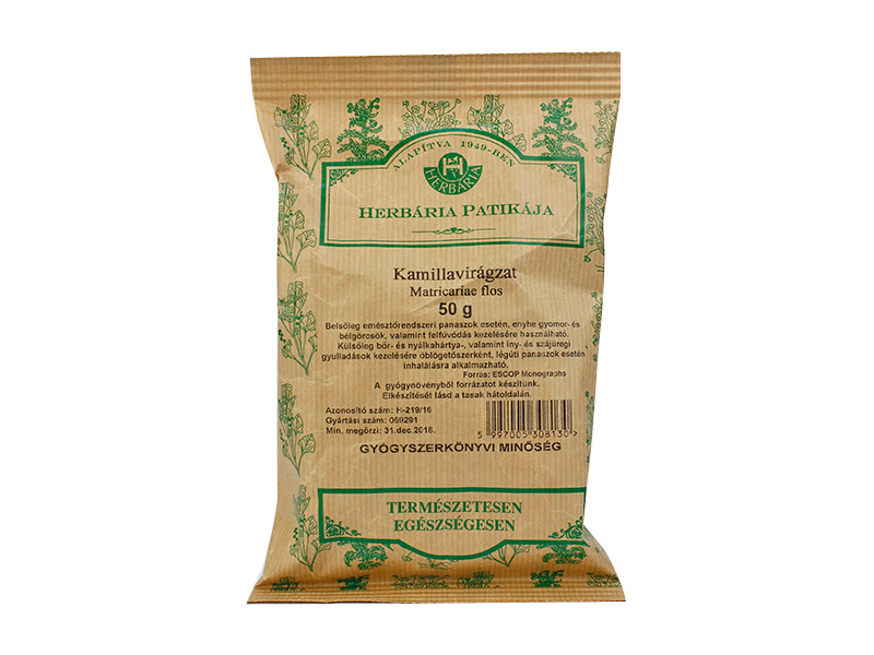 HERBÁRIA TEA KAMILLAVIRÁG SZÁLAS 50G