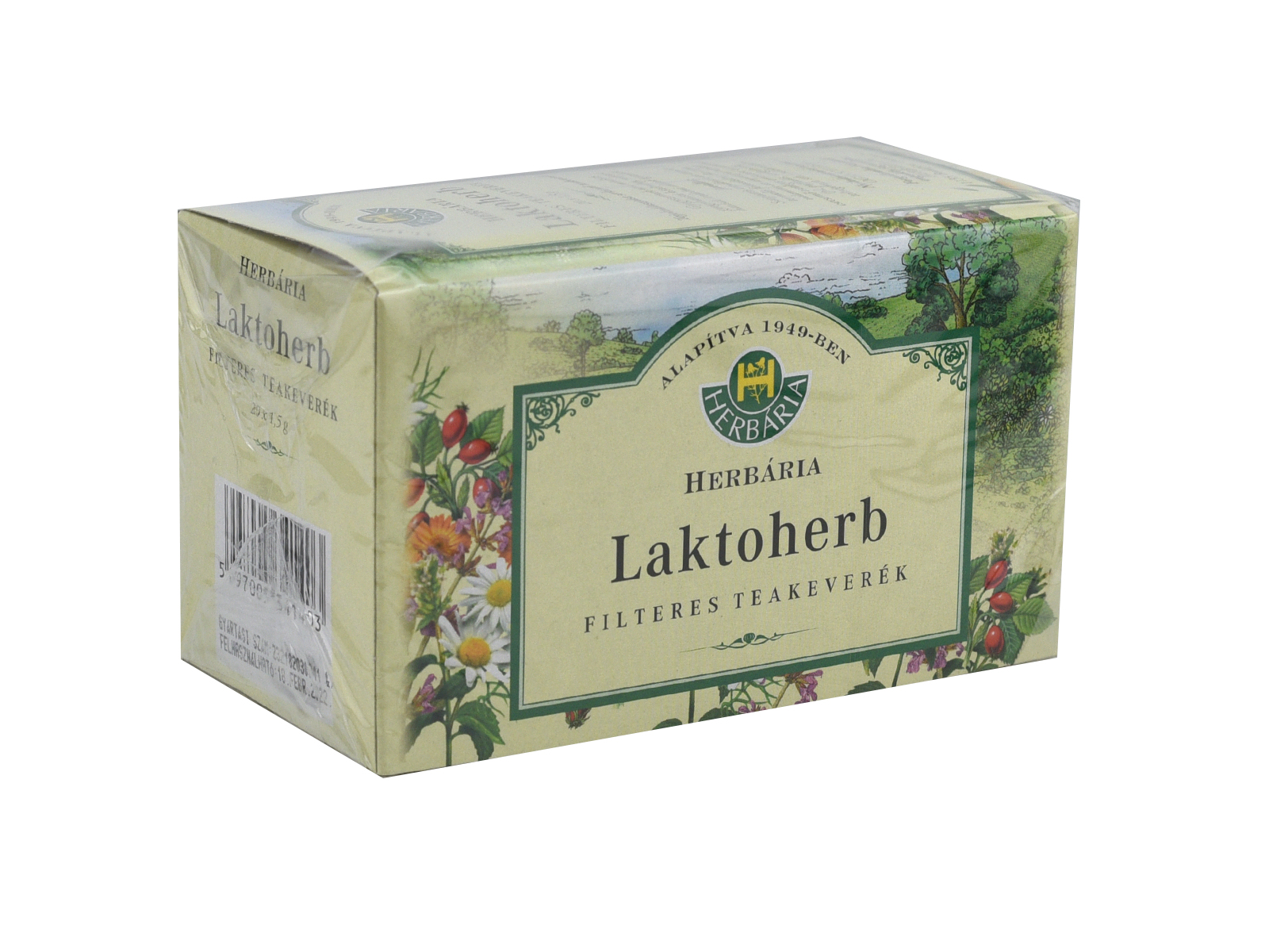 HERBÁRIA TEA LAKTOHERB FILTERES 20DB
