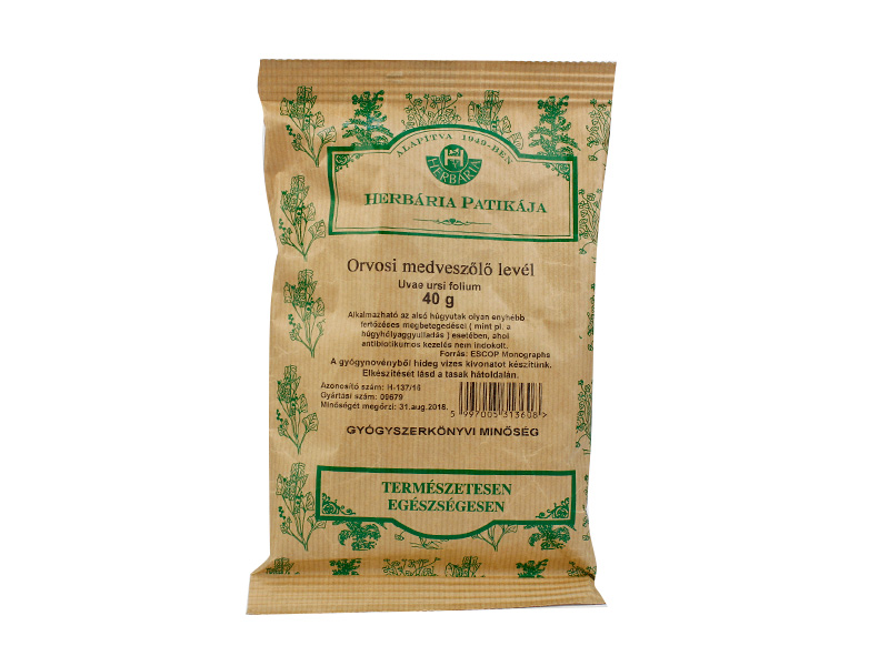 HERBÁRIA TEA MEDVESZŐLŐ LEVÉL SZÁLAS /* 40G