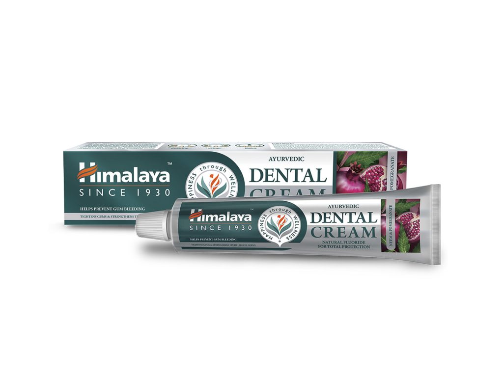 HIMALAYA AJURVÉDIKUS FOGKRÉM TERMÉSZETES FLUORIDDAL 100G