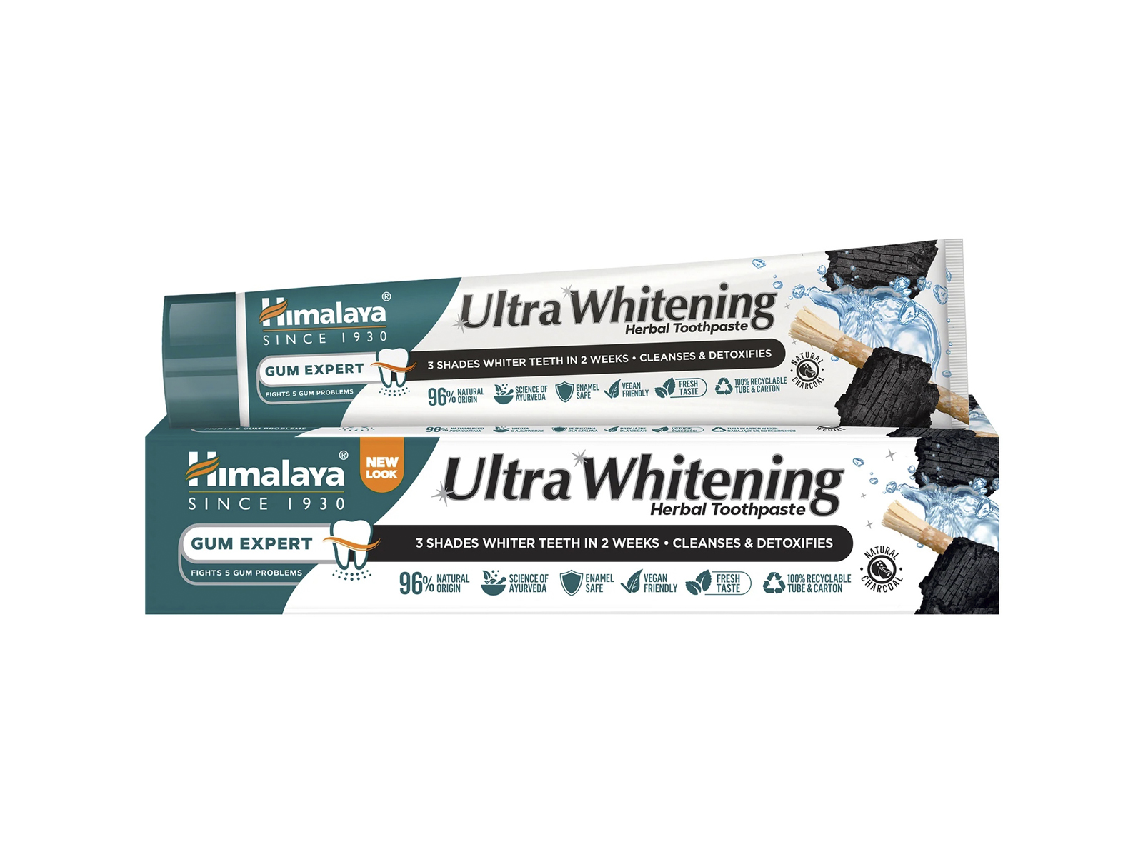 HIMALAYA FOGKRÉM ULTRA WHITENING FASZENES FOGFEHÉRÍTŐ GYÓGYNÖVÉNYES 75ML