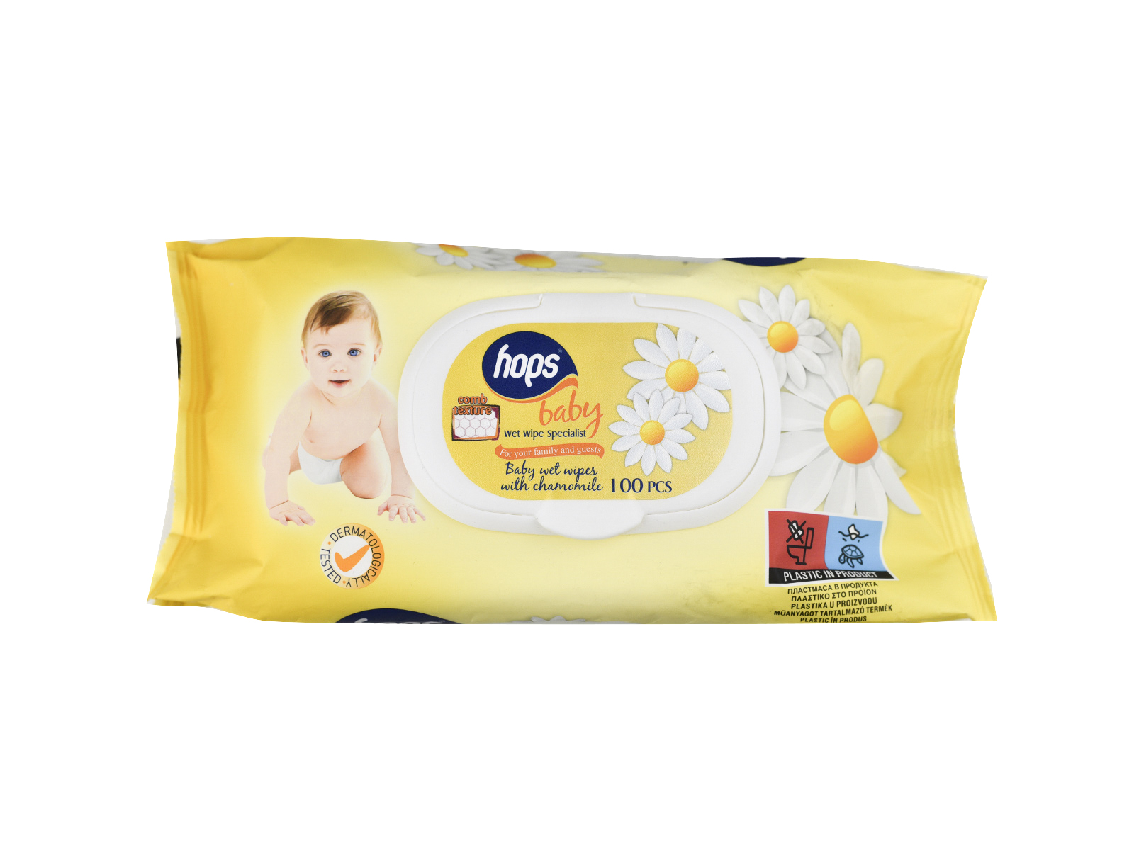 HOPS BABY NEDVES TÖRLŐKENDŐ KAMILLA 100DB