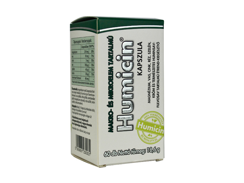 HUMICIN MAKRO-ÉS MIKROELEM TARTALMÚ KAPSZULA 60DB