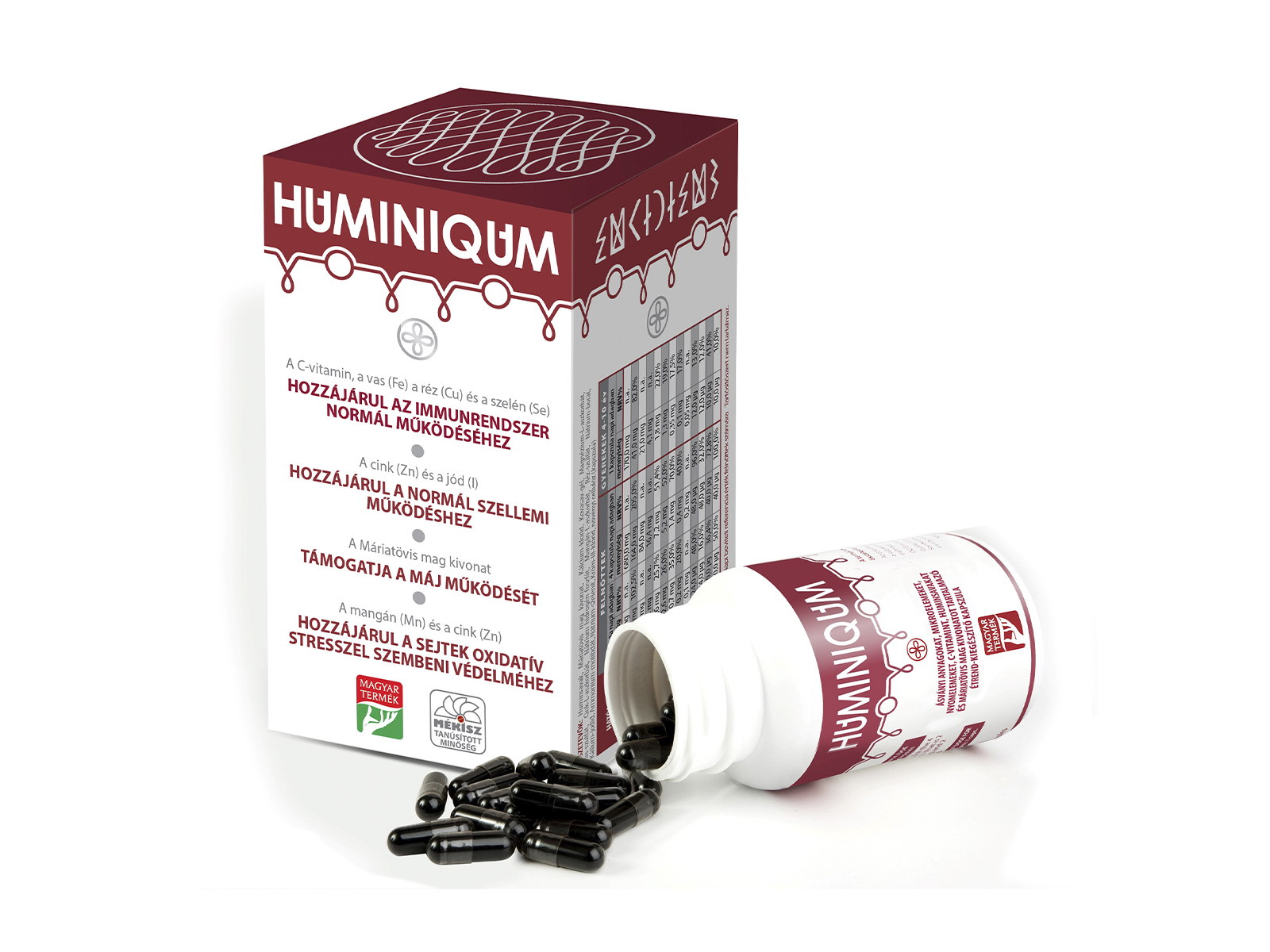 HUMINIQUM ÉTREND-KIEGÉSZÍTŐ KAPSZULA 120DB