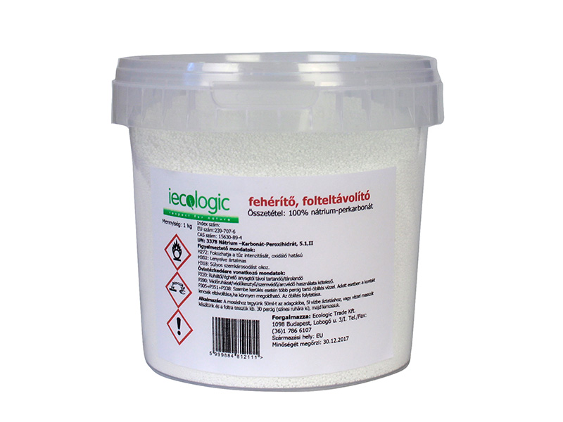IECOLOGIC FEHÉRÍTŐ FOLTELTÁVOLÍTÓ 1000G