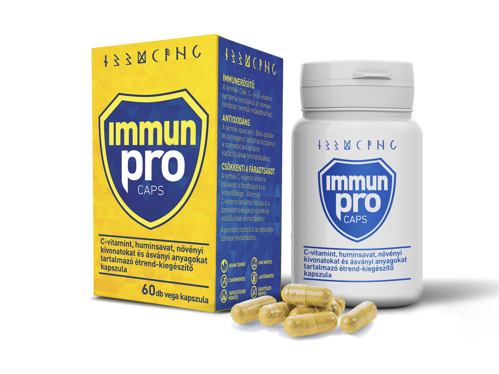 IMMUNPRO ÉTREND-KIEGÉSZÍTŐ KAPSZULA 60DB