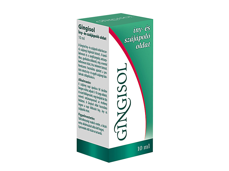 INTERHERB GINGISOL FOGÍNY- ÉS SZÁJÁPOLÓ OLDAT 10ML