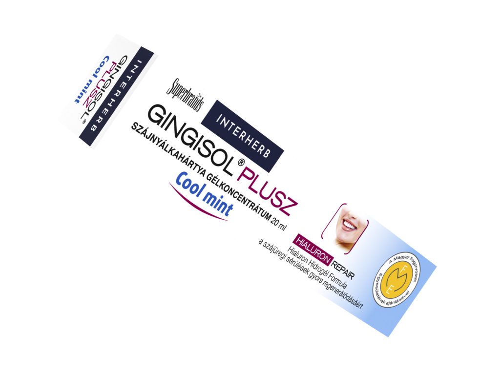 INTERHERB GINGISOL PLUSZ SZÁJNYÁLKAHÁRTYA GÉL COOL MINT 20ML