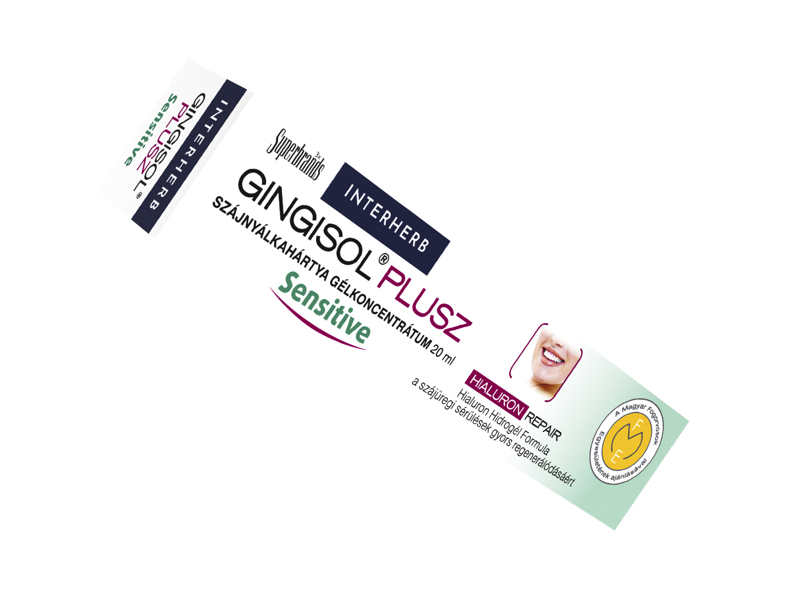 INTERHERB GINGISOL PLUSZ SZÁJNYÁLKAHÁRTYA GÉL SENSITIVE 20ML