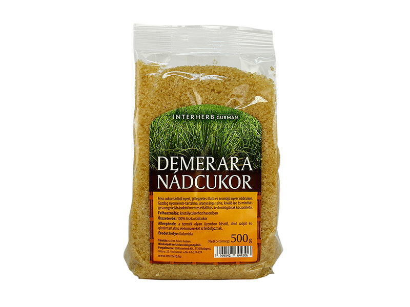 INTERHERB GURMAN DEMERARA NÁDCUKOR 500G