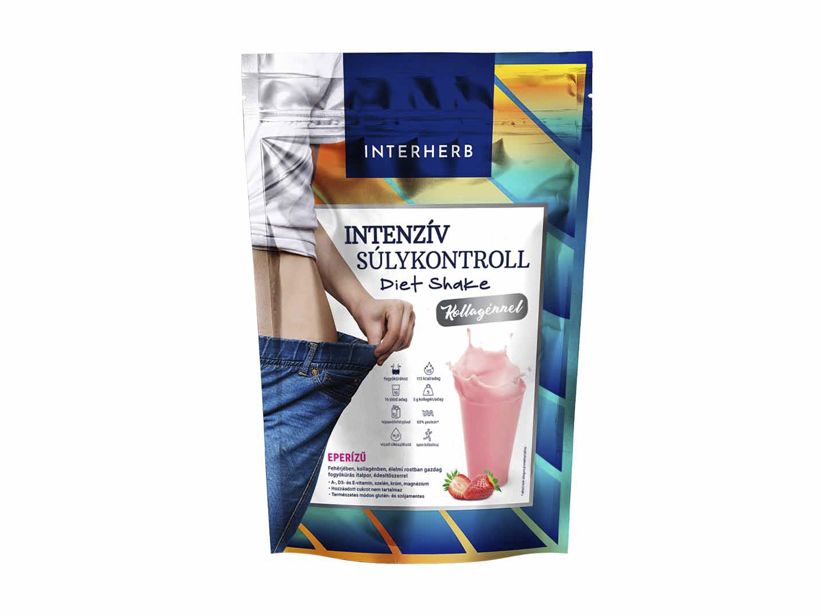 INTERHERB INTENZÍV SÚLYKONTROLL EPERÍZŰ DIET SHAKE KOLLAGÉNNEL 528G