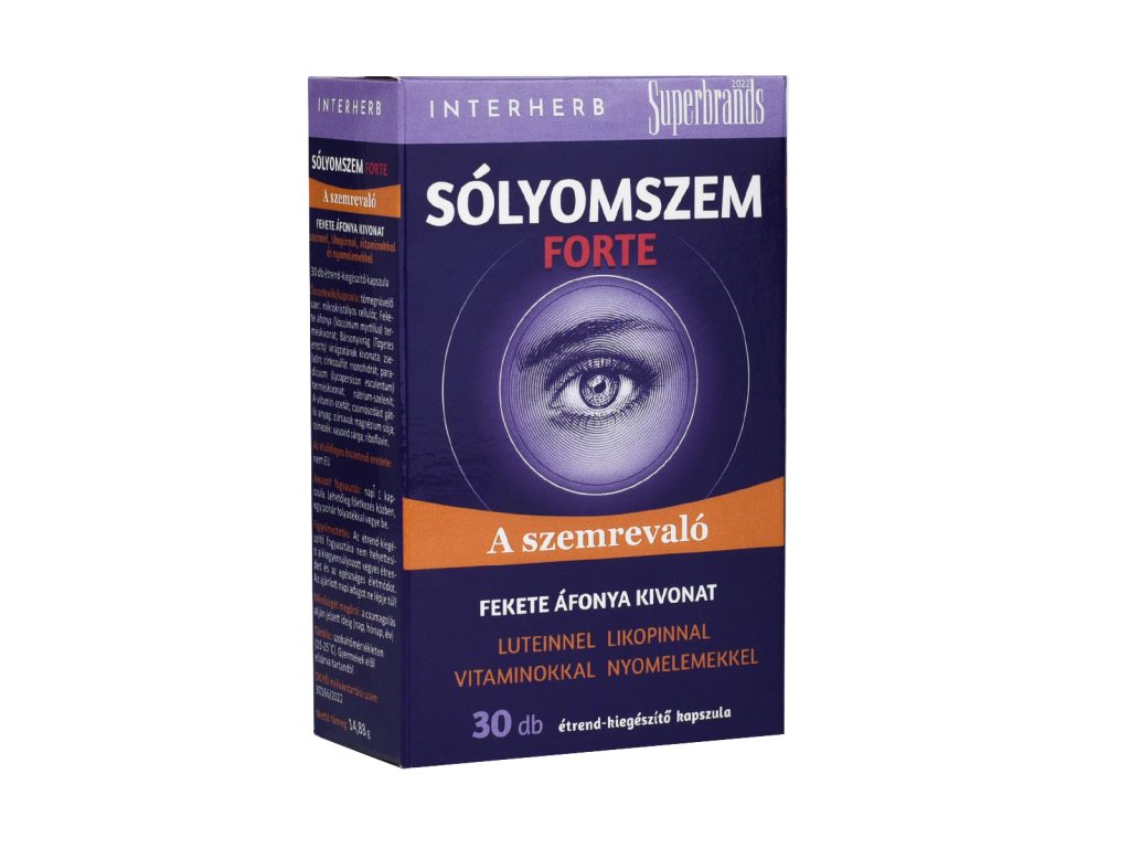 INTERHERB SÓLYOMSZEM FORTE KAPSZULA 30DB