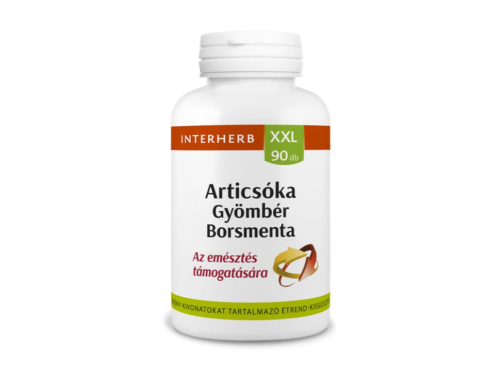 INTERHERB XXL ARTICSÓKA+GYÖMBÉR+BORSMENTA 90DB