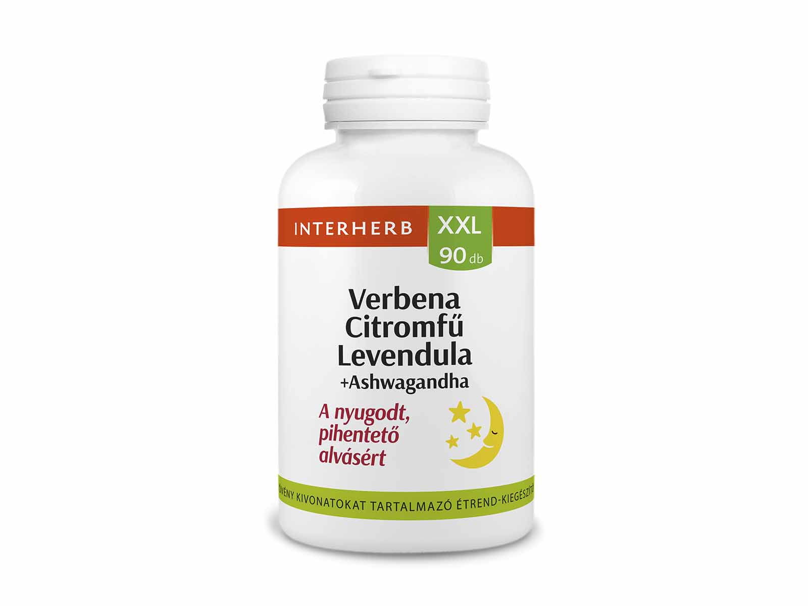 INTERHERB XXL VERBENA CITROMFŰ LEVENDULA ASHWAGANDHA TABLETTA 90DB